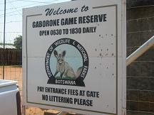 gaborone game reserve